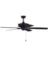 52" Outdoor Pro Plus Indoor/Outdoor Ceiling Fan Flat Black