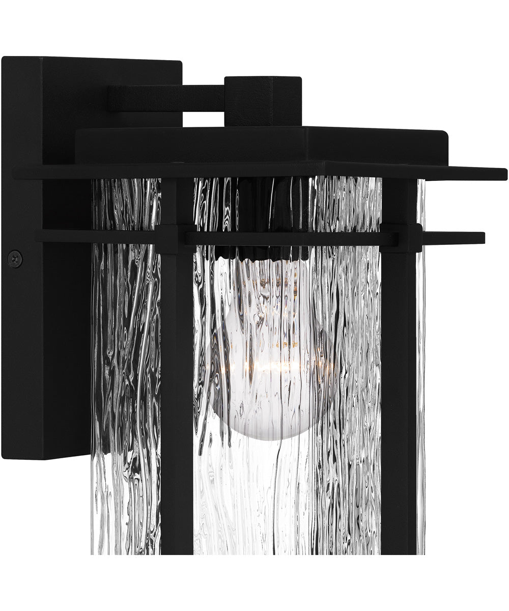 McAlister Medium 1-light Outdoor Wall Light  Coastal Armour Aluminum Earth Black
