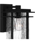 McAlister Medium 1-light Outdoor Wall Light  Coastal Armour Aluminum Earth Black