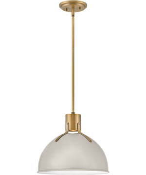 Argo 1-Light Small Pendant in Light Taupe