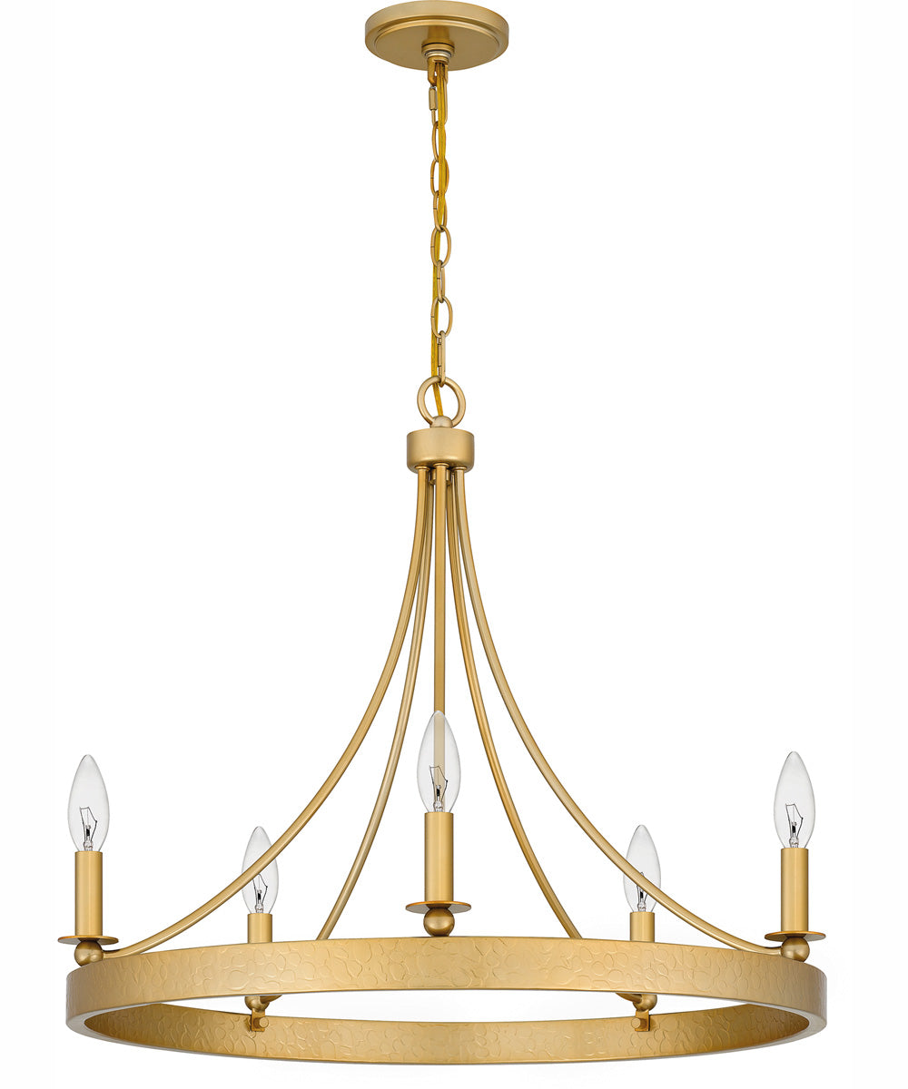 Aspyn 5-light Chandelier Light Gold