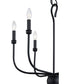 Blanche 6-light Chandelier Matte Black