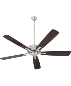 60" Ovation Ceiling Fan Satin Nickel