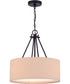 Duke 3-Light Pendant Flat Black