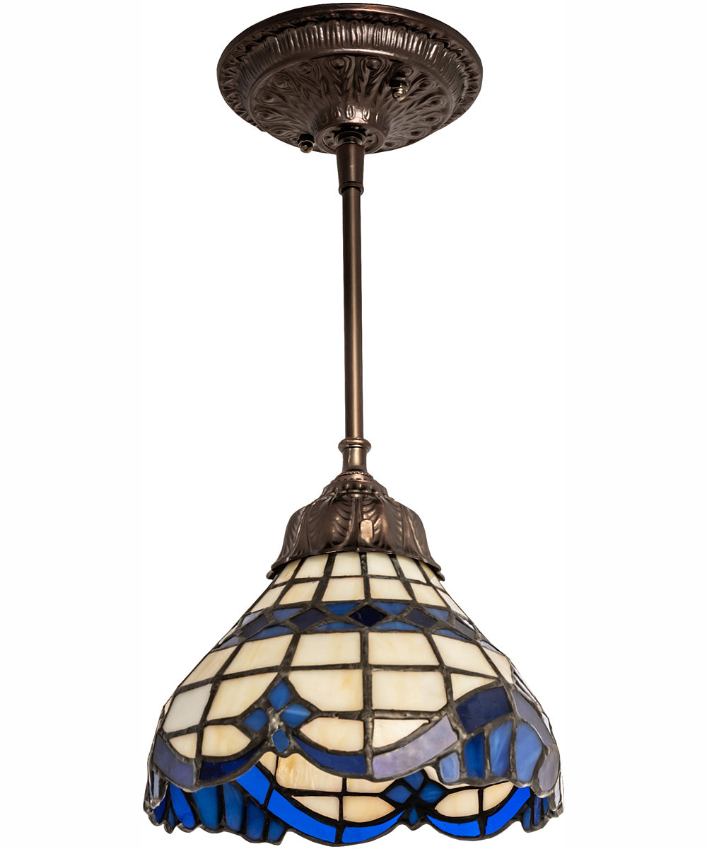 7" Wide Baroque Mini Pendant