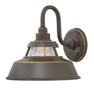 10"H Troyer 1-Light Medium Outdoor Wall Light in Oil Rubbed Bronze