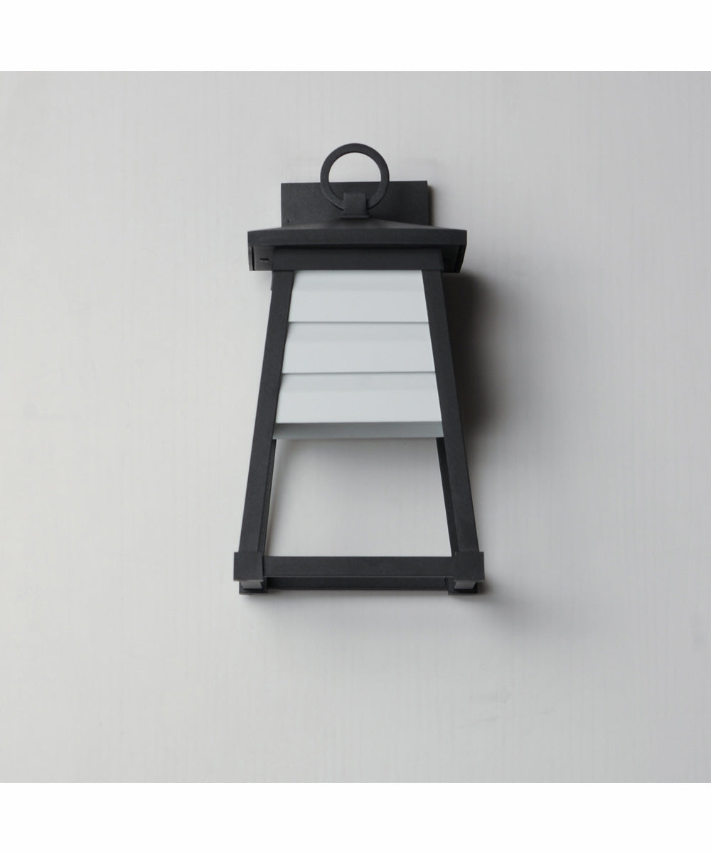 Shutters Vivex 1-Light Small Outdoor Wall Sconce Black