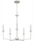 Prescott 5-light Chandelier Brushed Nickel