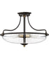 Griffin Extra Large 4-light Semi Flush Mount Palladian Bronze