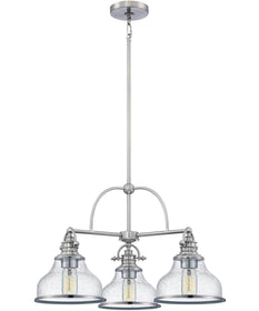 Grant Medium 3-light Chandelier Brushed Nickel