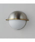 Duke Half Sconce Satin Nickel / Satin Brass