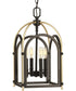 Westfall 4-Light Small Foyer Pendant Antique Bronze