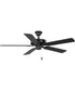 AirPro 52 in. 5-Blade Transitional Ceiling Fan Matte Black
