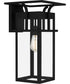 Markley Large 1-light Outdoor Wall Light Earth Black