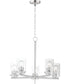 Corona 5-Light Chandelier Satin Nickel