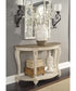 30"H Realyn Sofa Table White/Brown