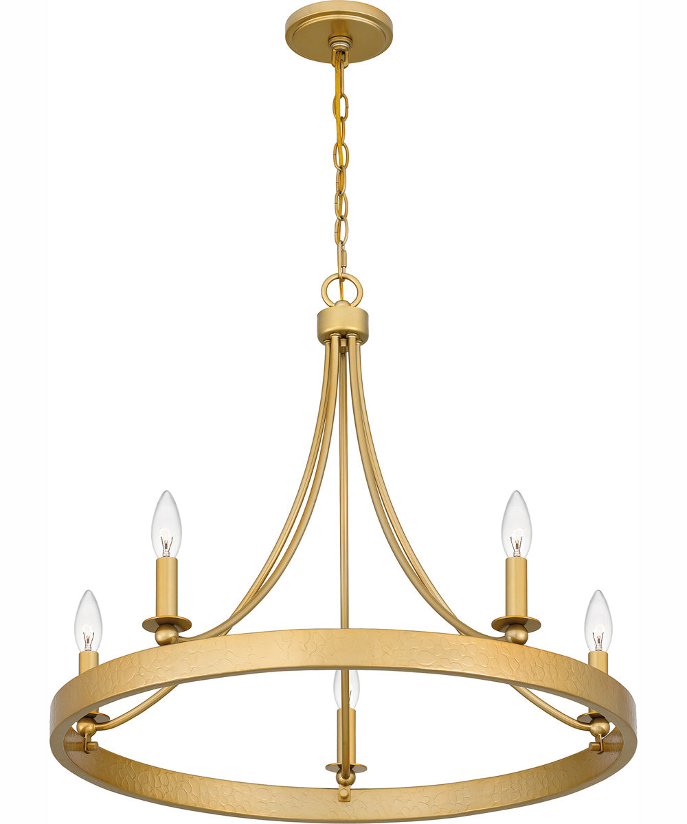 Aspyn 5-light Chandelier Light Gold