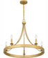 Aspyn 5-light Chandelier Light Gold