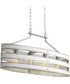 Gulliver 4-Light Coastal Linear Chandelier Light Galvanized Finish