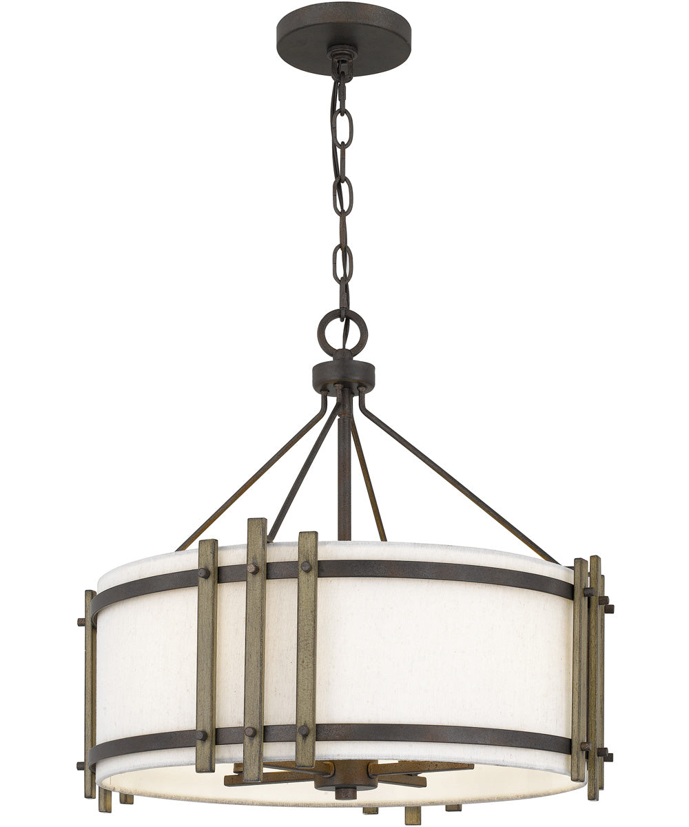 Juneau 4-light Pendant Iron Gate