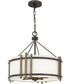 Juneau 4-light Pendant Iron Gate