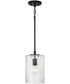 Emerson 1-Light Pendant Matte Black