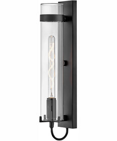 Ryden 1-Light Large Wall Mount Lantern in Black