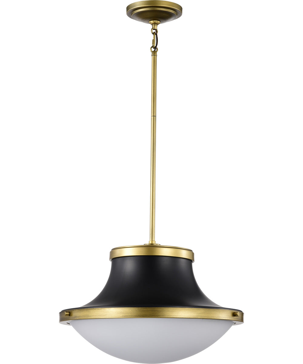 Lafayette 3-Light Pendant Matte Black
