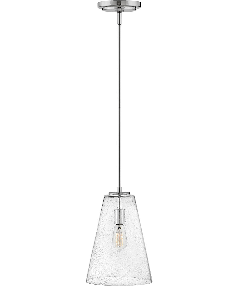 Vance 1-Light Small Pendant in Polished Nickel