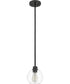 Pruitt Small 1-light Mini Pendant Matte Black