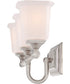 Nicholas Large 3-light Bath Light Brushed Nickel