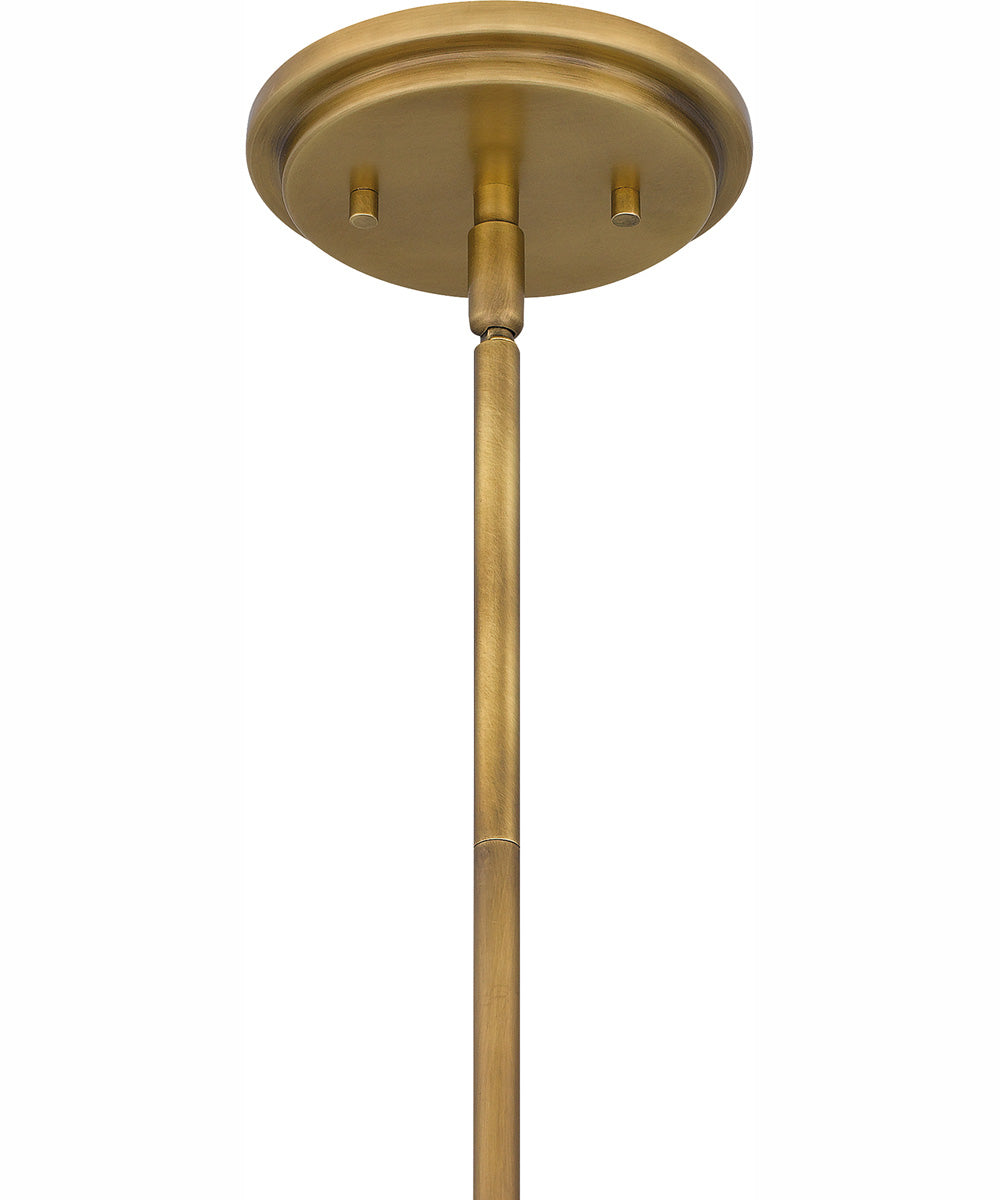 Quoizel Piccolo Pendant Small Mini Pendant Weathered Brass