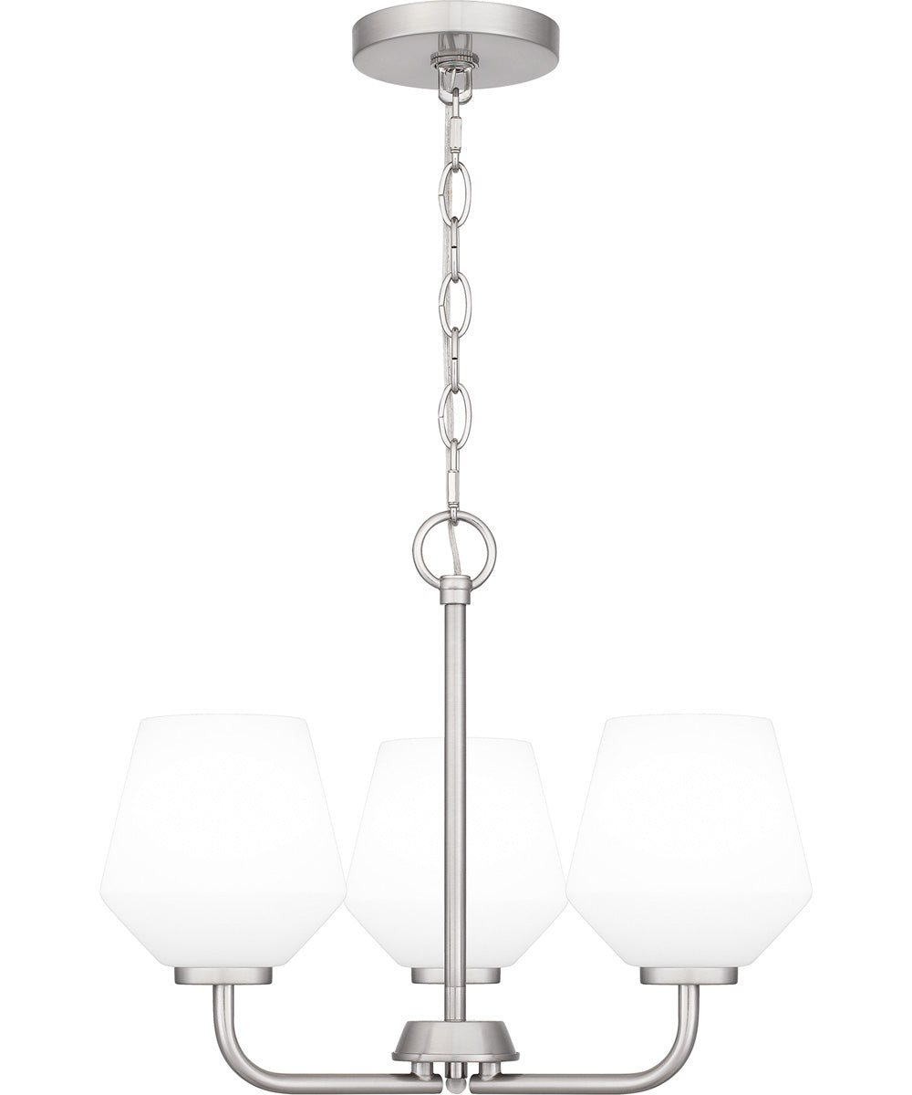Nielson Large 3-light Pendant Brushed Nickel