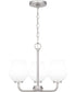 Nielson Large 3-light Pendant Brushed Nickel