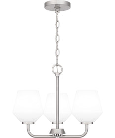 Nielson Large 3-light Pendant Brushed Nickel