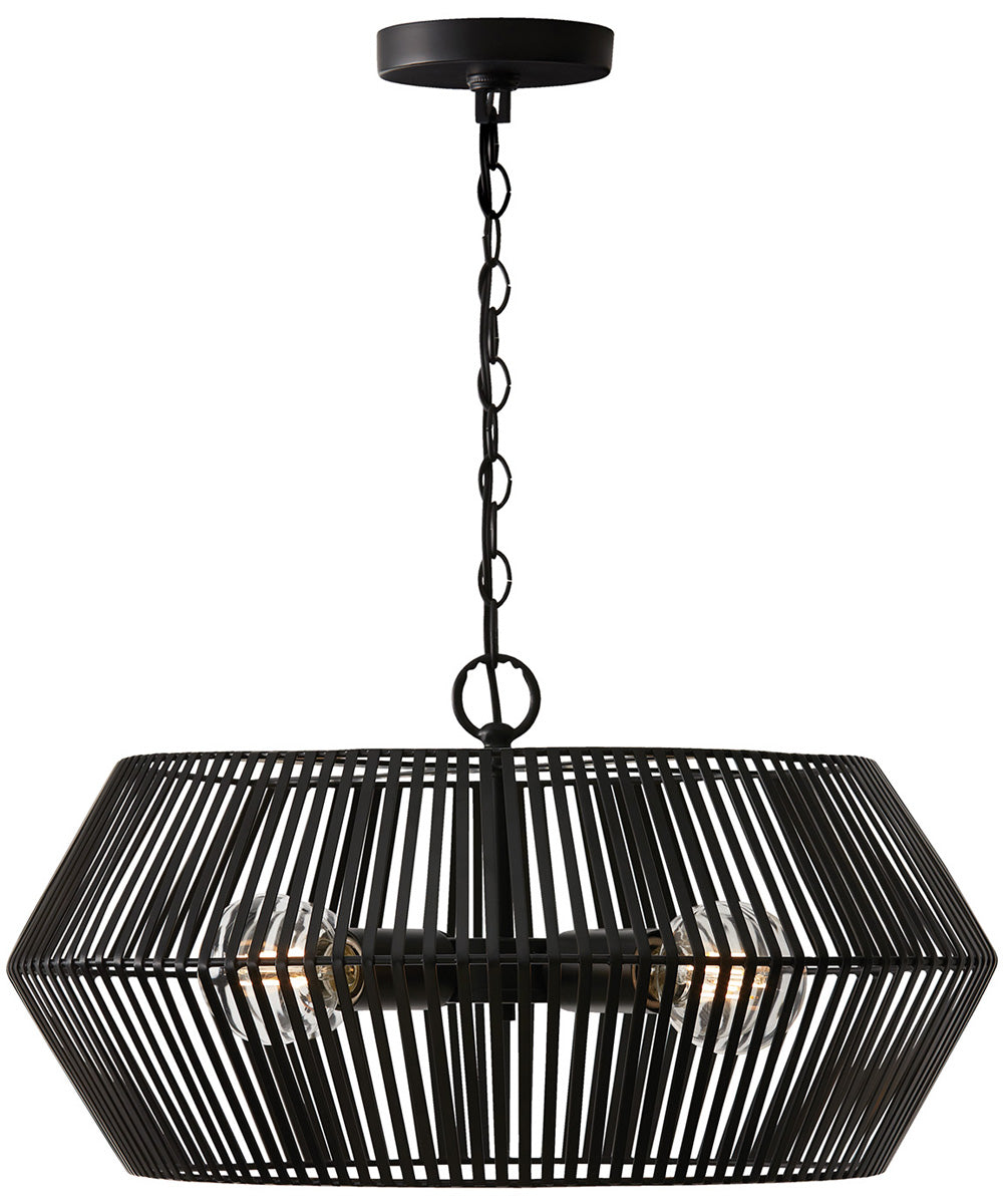 Kaiya 4-Light Pendant Matte Black