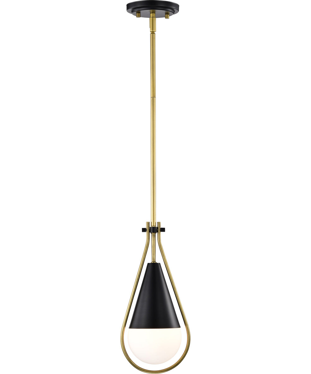 Admiral 1-Light Pendant Matte Black