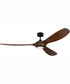 72" Envy 1-Light Indoor/Outdoor Ceiling Fan Flat Black