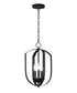 Provident 3-Light Chandelier Black