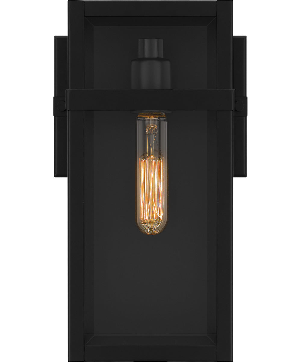 Vanessa Medium 1-light Outdoor Wall Light  Coastal Armour Aluminum Matte Black