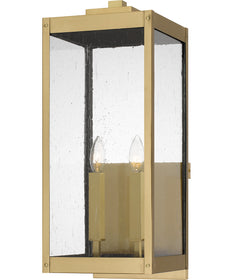 Westover Extra Large 2-light Outdoor Wall Light Antique Brass