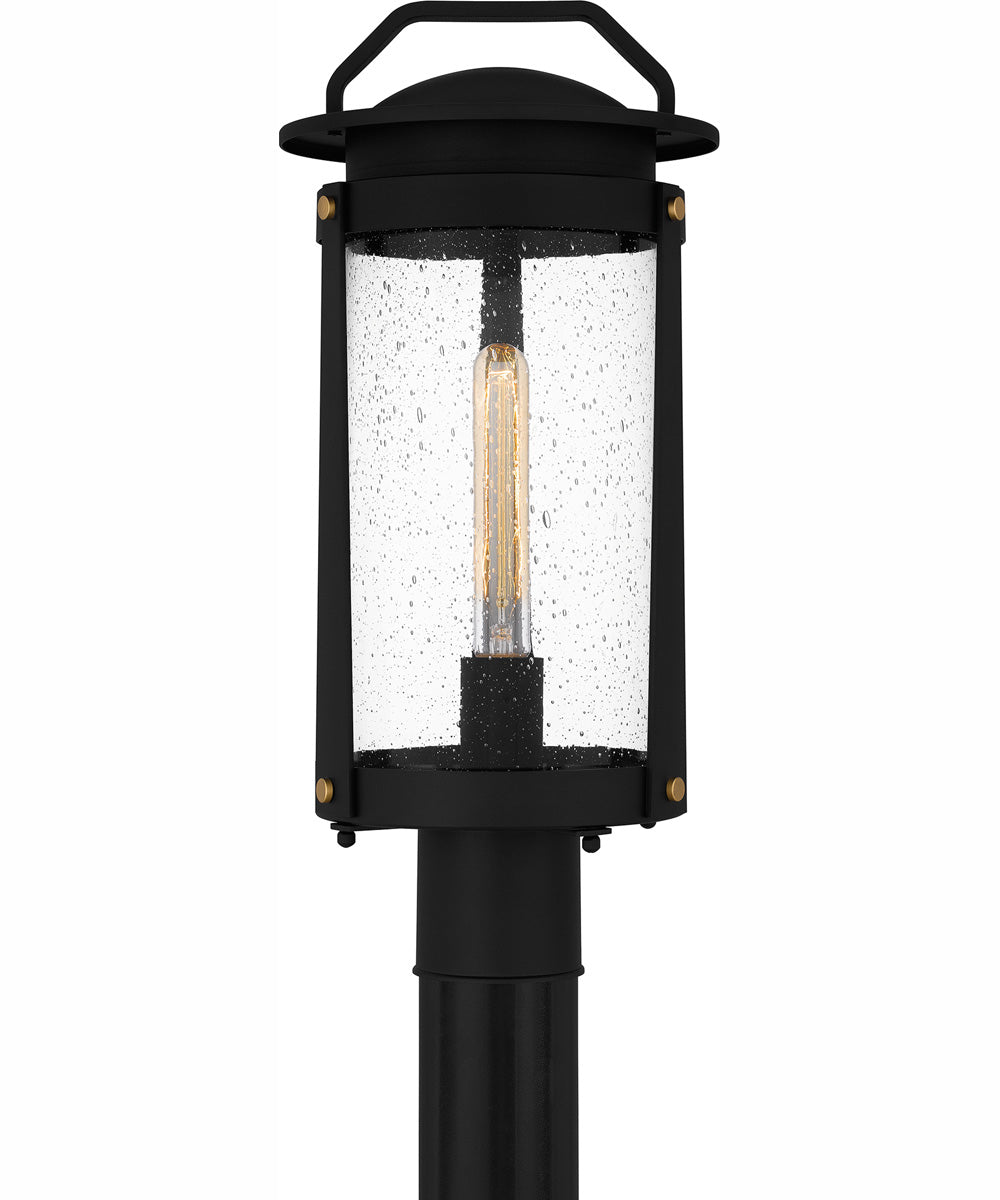 Clifton Large 1-light Outdoor Post Light  Coastal Armour Aluminum Earth Black