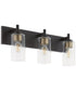 Fallstaff 3-light Bath Vanity Light Matte Black