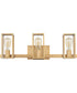 Leighton Large 3-light Bath Light Weathered Brass