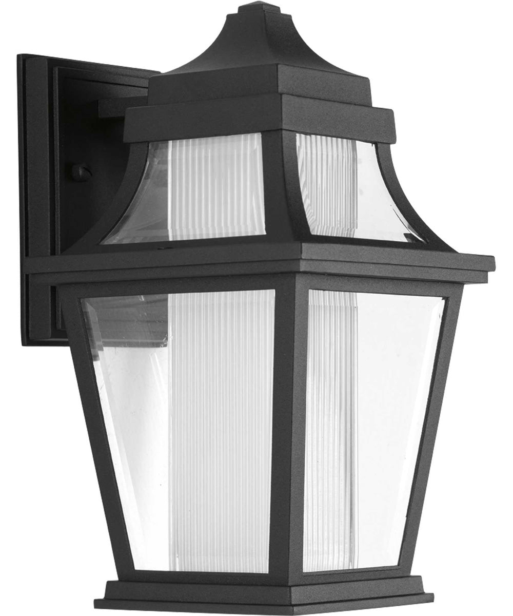 Endorse 1-Light Small Wall Lantern Textured Black