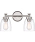 Henning 2-Light Vanity Polished Nickel