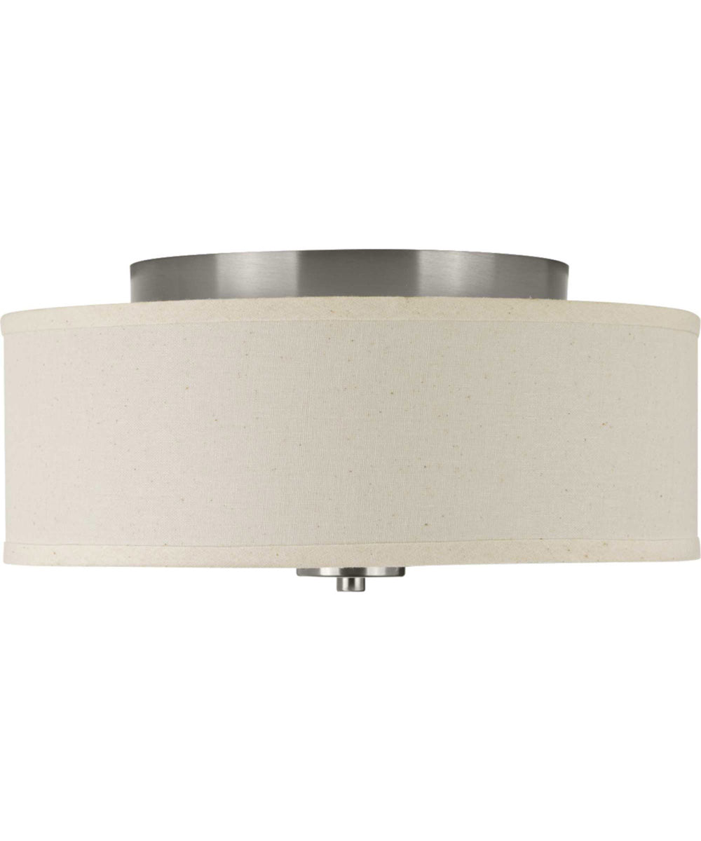 Inspire 1-Light 13" LED Flush Mount Brushed Nickel