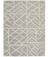 5'x'7' Karah Medium Rug Gray/Ivory