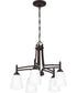 Billingsley 5-light Chandelier Old Bronze