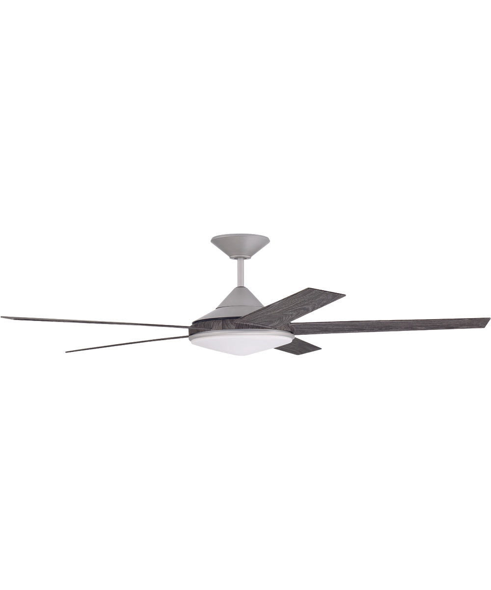 60" Delaney 1-Light Indoor/Outdoor Ceiling Fan Painted Nickel